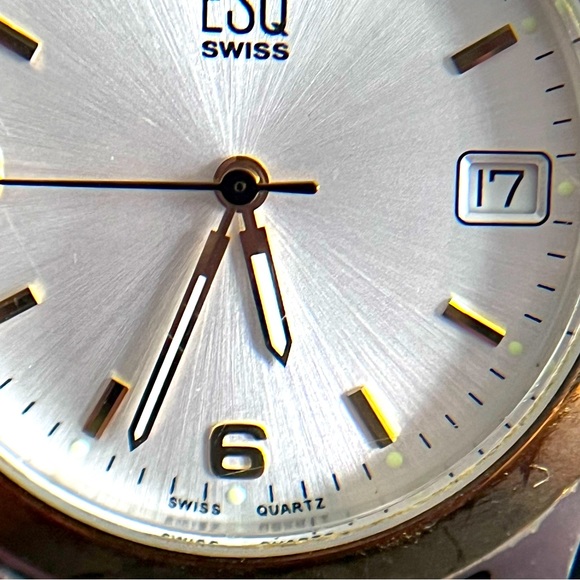 ESQ Swiss Vintage Men's Two Tone Stainless Steel Watch - Picture 16 of 16